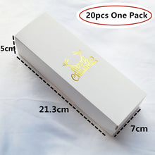 Load image into Gallery viewer, LBSISI Life 10/20 pcs Candy Box Merry Christmas Paper Gift Box Nougat Candy Wrapper Paper Boxes Cookie Biscuit Paper Hand Bag