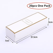 Load image into Gallery viewer, LBSISI Life 10/20 pcs Candy Box Merry Christmas Paper Gift Box Nougat Candy Wrapper Paper Boxes Cookie Biscuit Paper Hand Bag