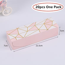 Load image into Gallery viewer, LBSISI Life 10/20 pcs Candy Box Merry Christmas Paper Gift Box Nougat Candy Wrapper Paper Boxes Cookie Biscuit Paper Hand Bag