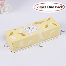 Load image into Gallery viewer, LBSISI Life 10/20 pcs Candy Box Merry Christmas Paper Gift Box Nougat Candy Wrapper Paper Boxes Cookie Biscuit Paper Hand Bag