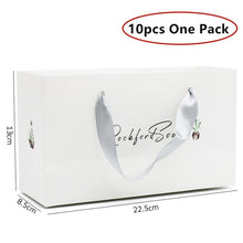 Load image into Gallery viewer, LBSISI Life 10/20 pcs Candy Box Merry Christmas Paper Gift Box Nougat Candy Wrapper Paper Boxes Cookie Biscuit Paper Hand Bag