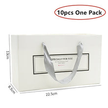 Load image into Gallery viewer, LBSISI Life 10/20 pcs Candy Box Merry Christmas Paper Gift Box Nougat Candy Wrapper Paper Boxes Cookie Biscuit Paper Hand Bag