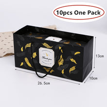 Load image into Gallery viewer, LBSISI Life 10/20 pcs Candy Box Merry Christmas Paper Gift Box Nougat Candy Wrapper Paper Boxes Cookie Biscuit Paper Hand Bag