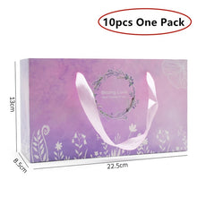 Load image into Gallery viewer, LBSISI Life 10/20 pcs Candy Box Merry Christmas Paper Gift Box Nougat Candy Wrapper Paper Boxes Cookie Biscuit Paper Hand Bag