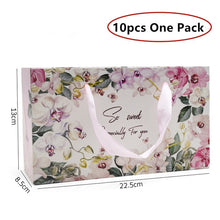 Load image into Gallery viewer, LBSISI Life 10/20 pcs Candy Box Merry Christmas Paper Gift Box Nougat Candy Wrapper Paper Boxes Cookie Biscuit Paper Hand Bag