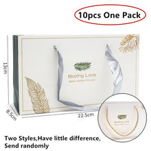 Load image into Gallery viewer, LBSISI Life 10/20 pcs Candy Box Merry Christmas Paper Gift Box Nougat Candy Wrapper Paper Boxes Cookie Biscuit Paper Hand Bag