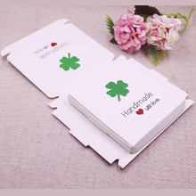 Load image into Gallery viewer, DIY 100pcs multi styles gift/candy/packing box new handmade with love cardboard gift package &amp; Wedding Favourate BOX Red Heart