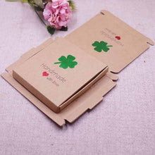 Load image into Gallery viewer, DIY 100pcs multi styles gift/candy/packing box new handmade with love cardboard gift package &amp; Wedding Favourate BOX Red Heart