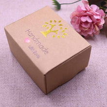 Load image into Gallery viewer, DIY 100pcs multi styles gift/candy/packing box new handmade with love cardboard gift package &amp; Wedding Favourate BOX Red Heart