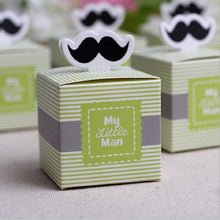 Load image into Gallery viewer, Moustache Paper Gift Box Candy Boxes Baby Shower Decorations for Guests Thanks Gift Bags Event &amp; Party Supplies