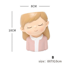 Load image into Gallery viewer, 2019 NEW COUPLES FLOWER POT Plants Resin lovers vase Succulent Planter Pot Mini Bonsai Cactus Home Wedding Decoration Craft